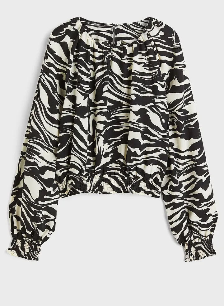 Ballon Sleeve Top