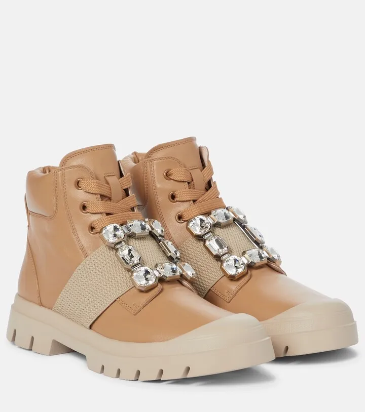 Viv Desert leather ankle boots