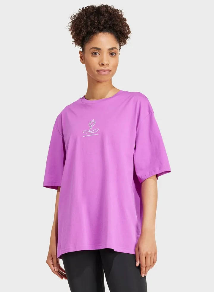 Yoga Stay Balanced Graphic T-Shirt