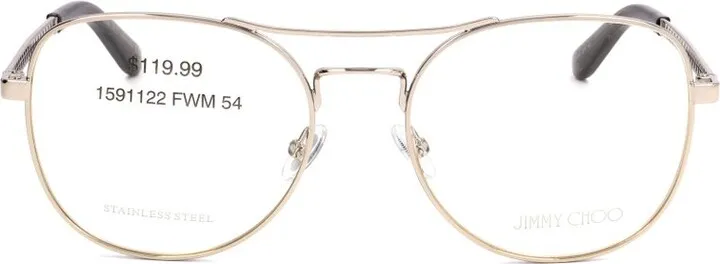Jimmy Choo Eyewear Aviator Frame Glasses