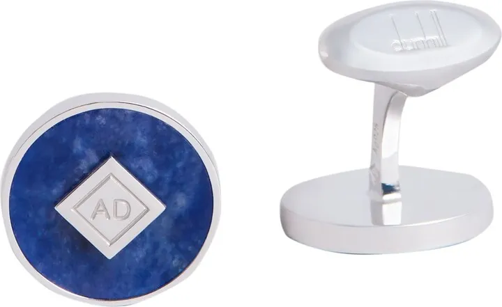 Cufflinks And Tie Clips Blue