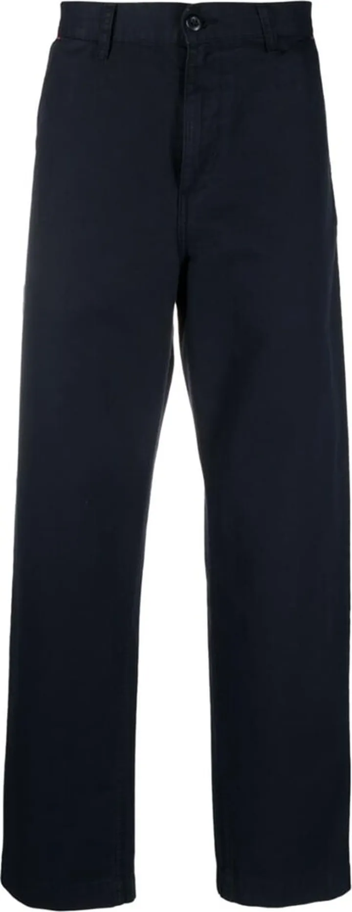 Straight-Leg Cotton Trousers