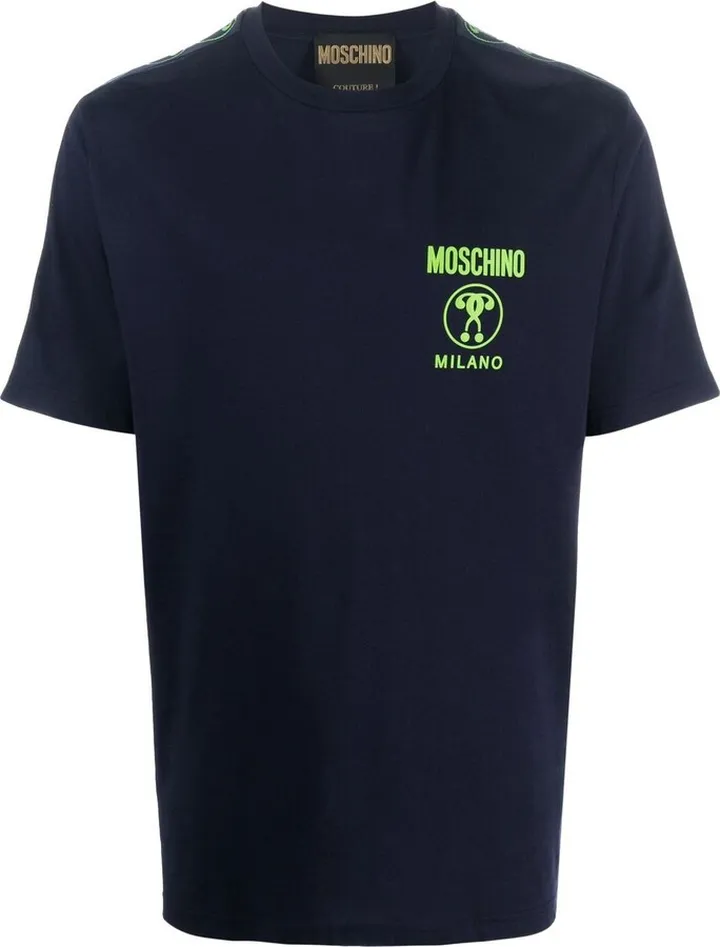 logo-tape detail T-shirt
