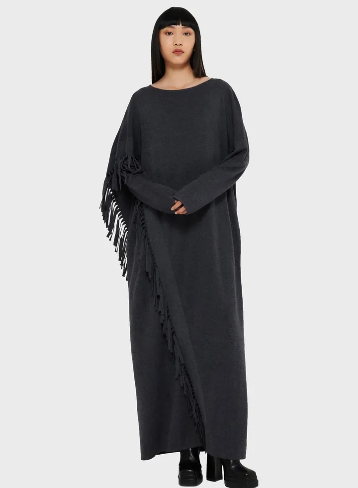 Fringed Detail Kaftan