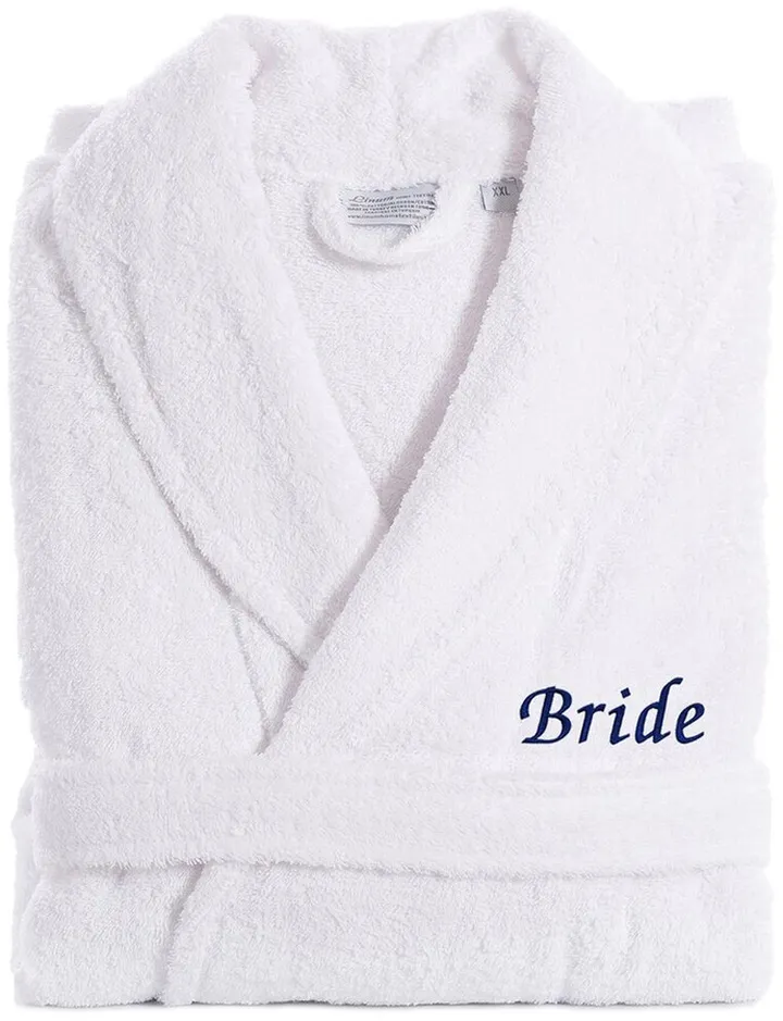 Linum Home Textiles Bride Terry Bathrobe