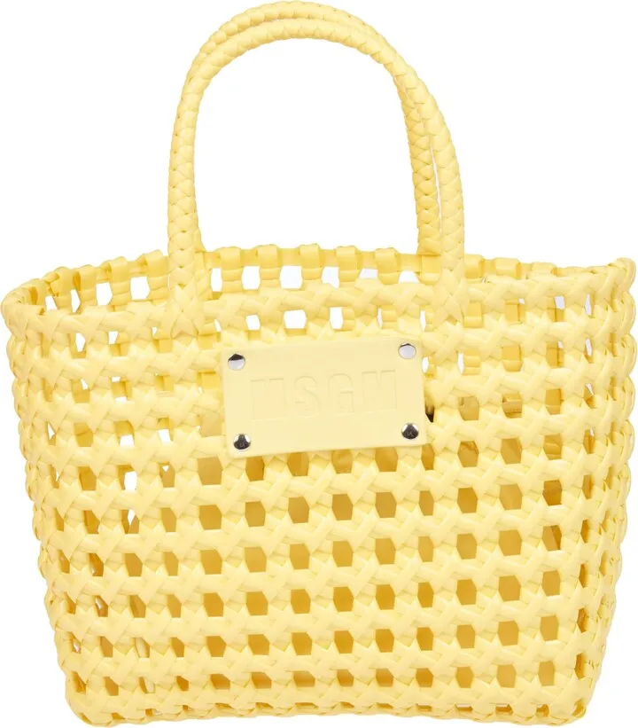Tote Bag With Logo Plaque