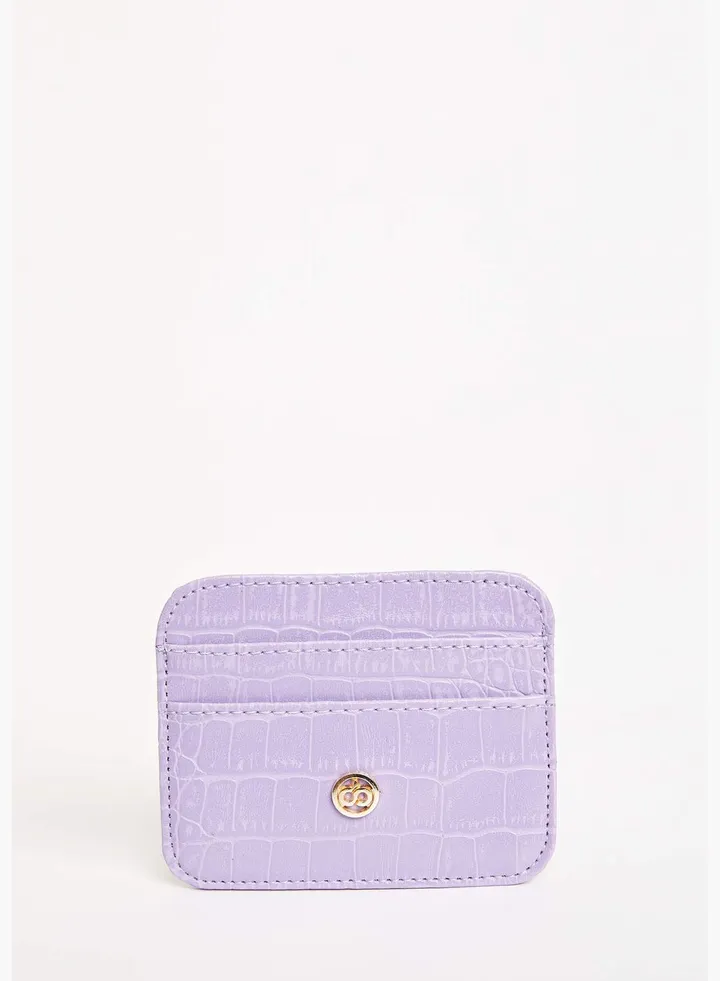 Faux Leather Card Holder