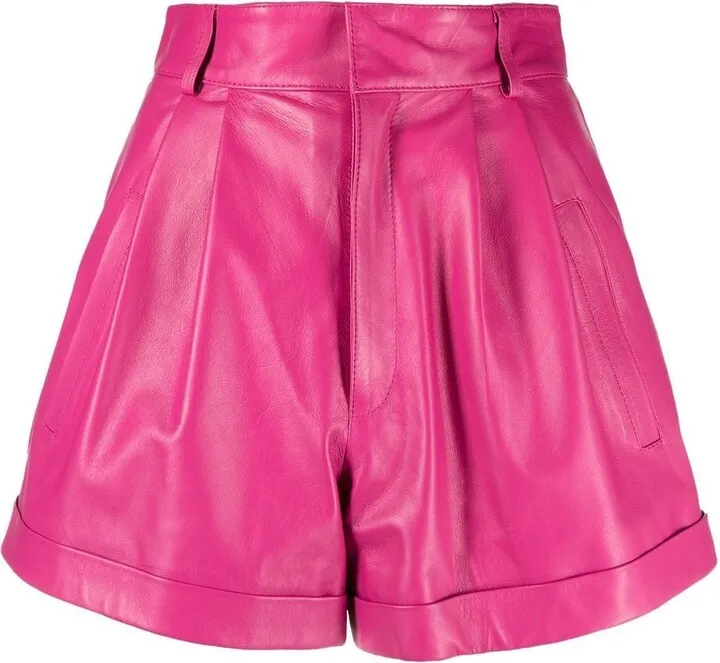 Jett leather shorts