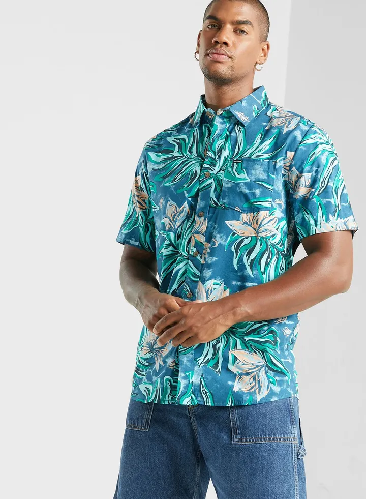 Marble Floral Shirt