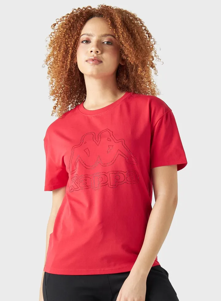 Logo Embellished T-Shirt
