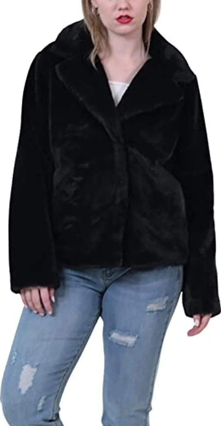 JOUJOU Women's Faux Fur Jacket