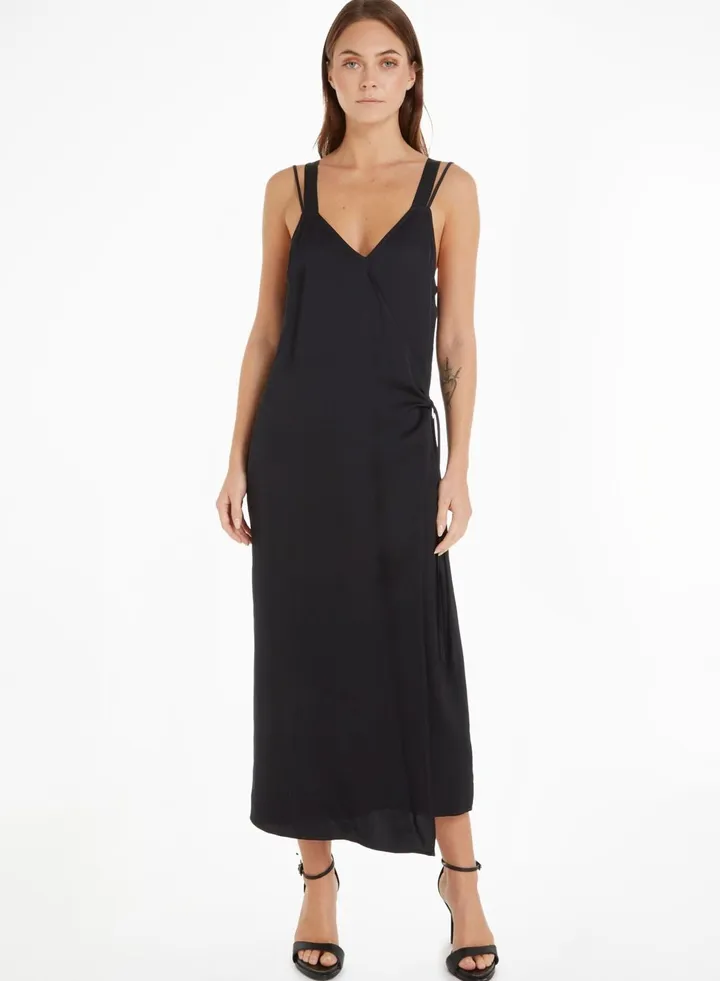 Tie Detail Wrap Dress
