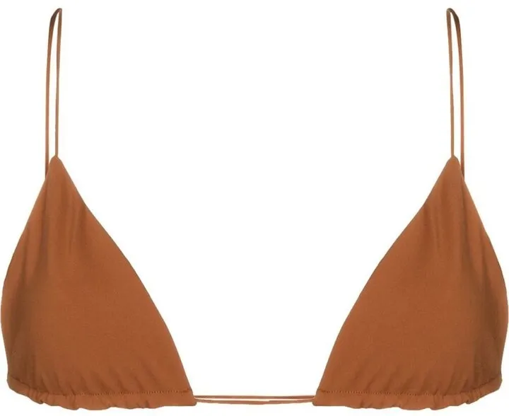 x Ziah fine-strap triangle bikini top