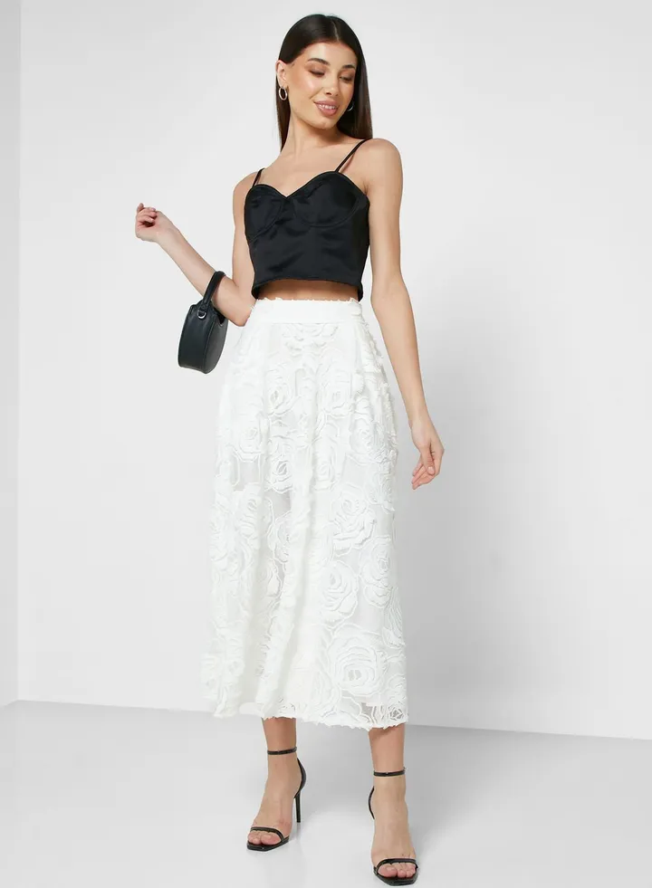 Tiered Broidered Skirts