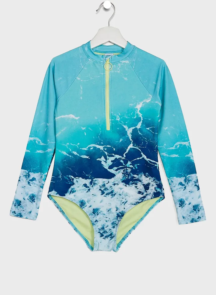 Kids Tie Dye Swimsuit