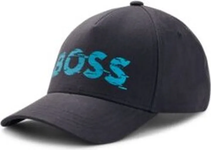 Cotton-twill cap with seasonal logo print