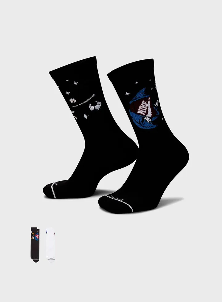 2 Pack Everyday Plus Cush Crew Socks
