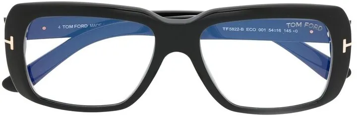 Square-Frame Optical Glasses
