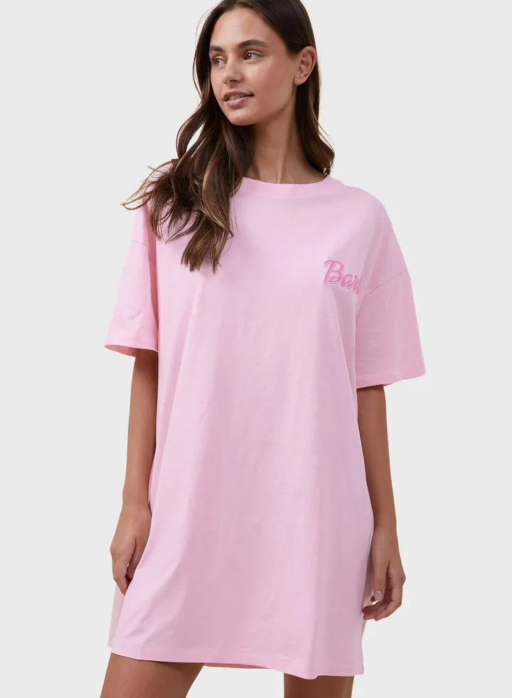 Crew Neck Graphic T-Shirt