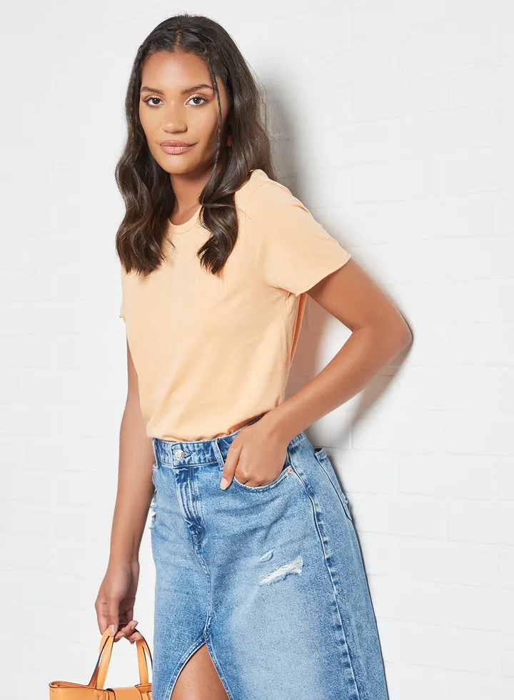 Lettuce Trim Sleeve Top