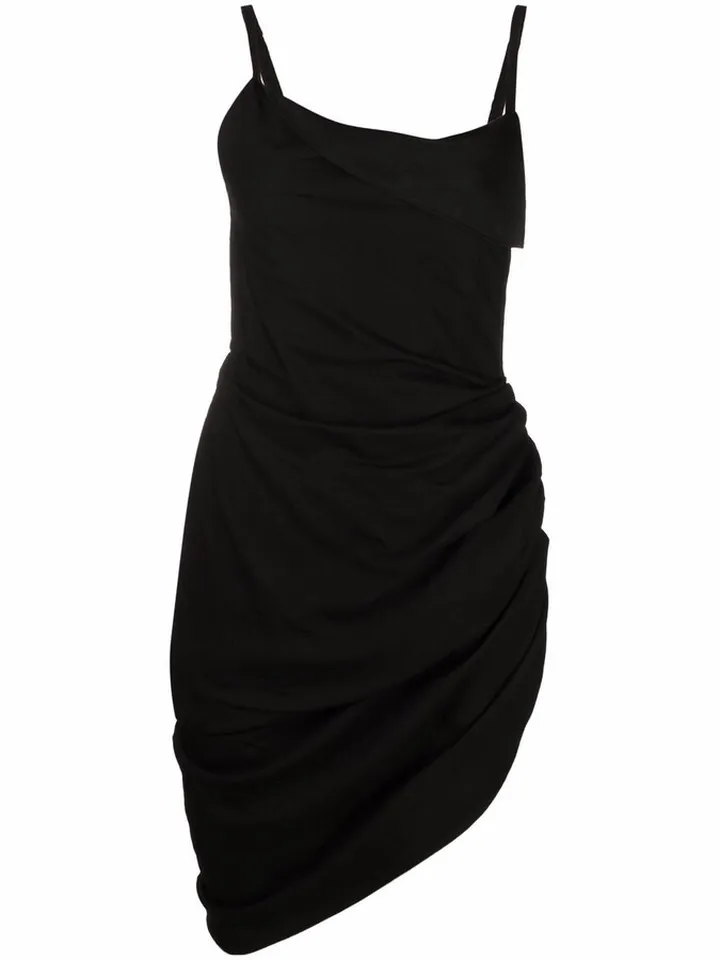 Saudade draped dress