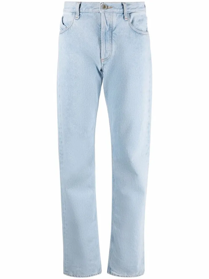 Straight-Leg Boyfriend Jeans