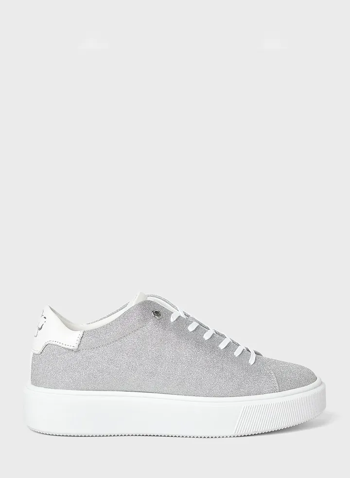 Glitter Platform Sneakers