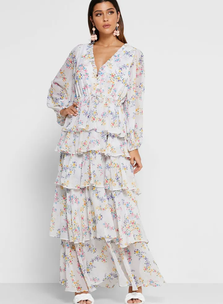 Luz Floral Print Dress