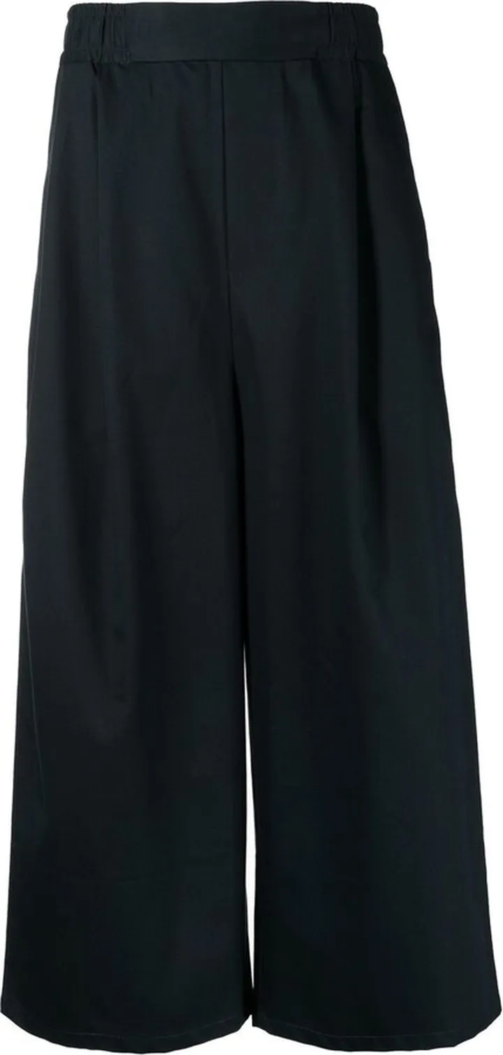 Wide-Leg Culotte Trousers