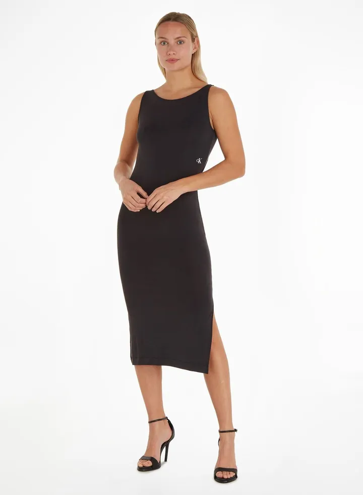 Strappy Knitted Bodycon Dress