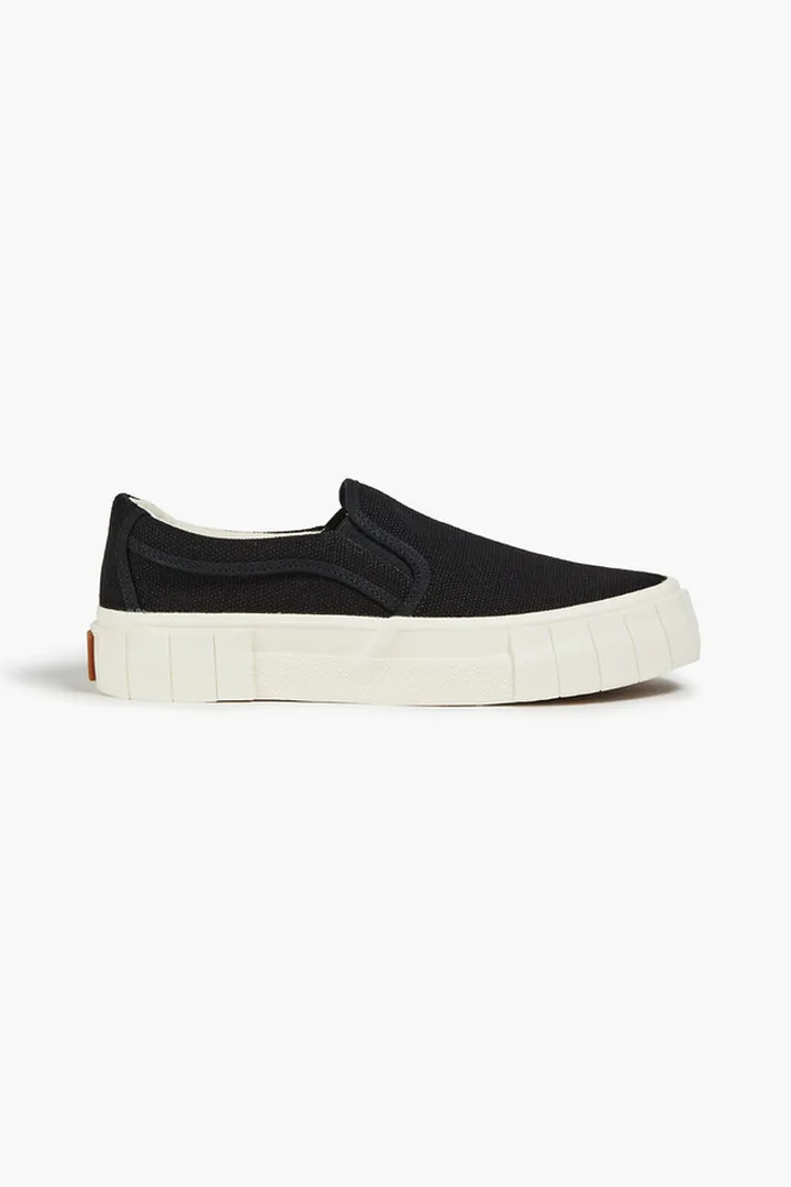 Yess cotton-canvas platform sneakers