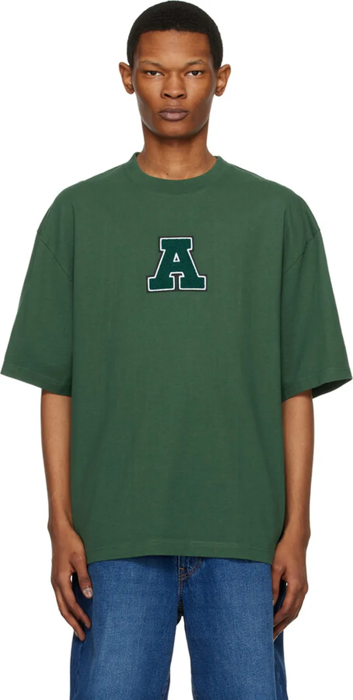 Axel Arigato Green College 'A' T-Shirt