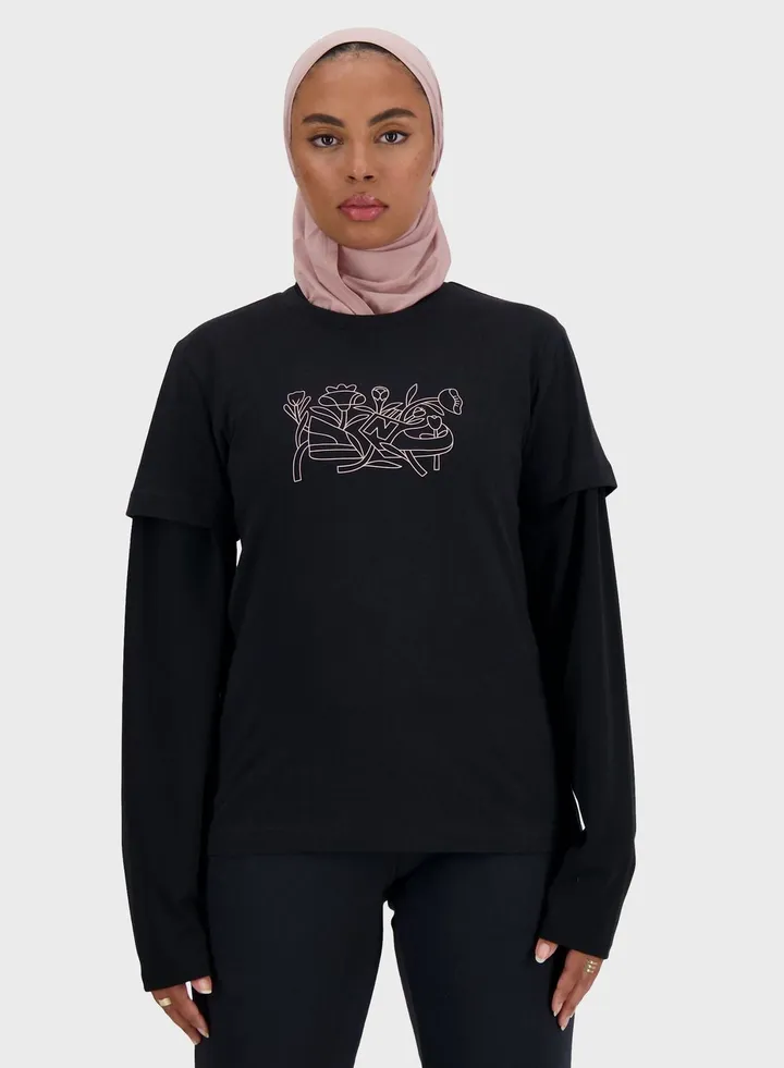 Logo Floral T-Shirt