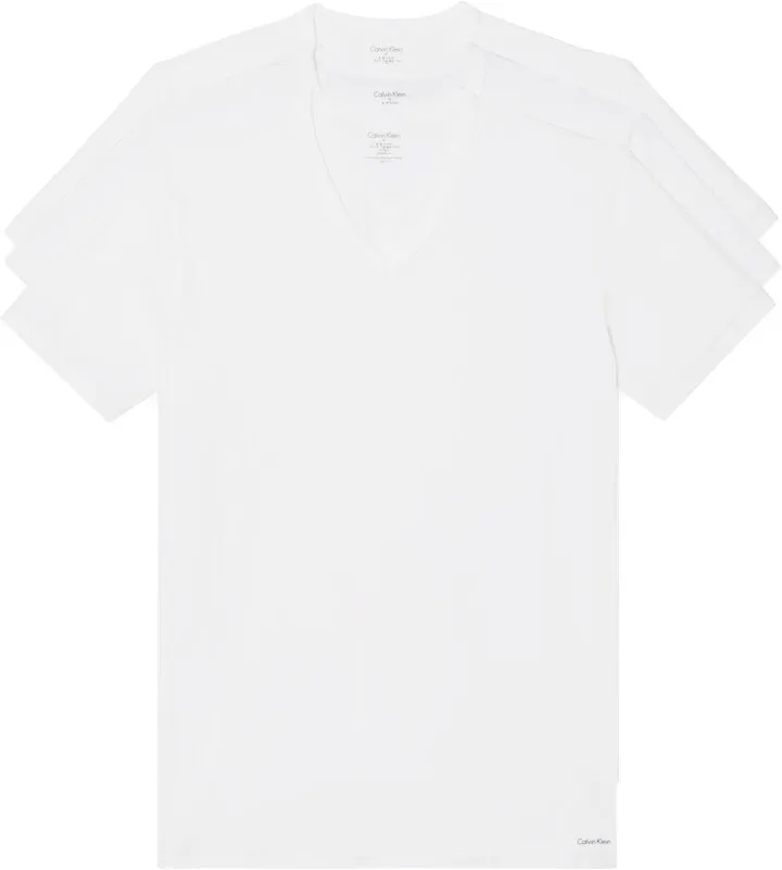 Men's 3-Pack Stretch Cotton V-Neck T-Shirts