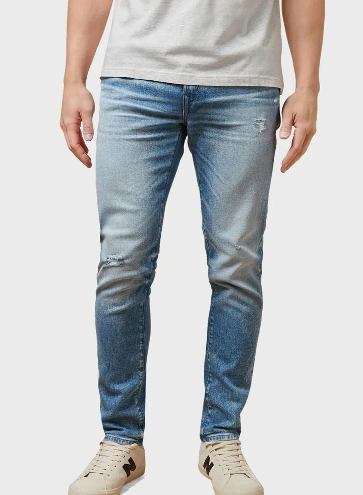 Light Wash Skinny Airflex+ Jeans
