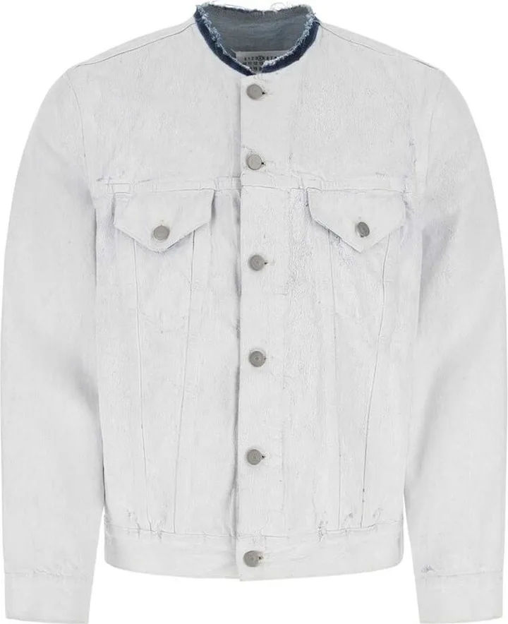 Maison Margiela Collarless Denim Jacket