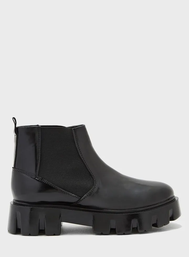 Chunky Chelsea Boots