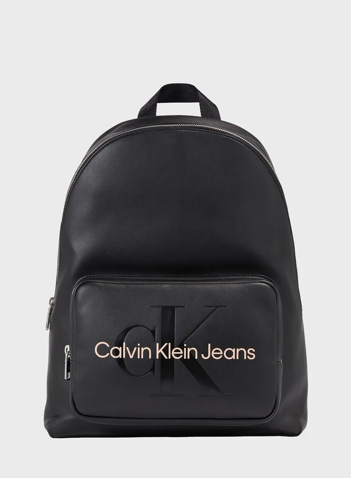 Monogram Detailed Backpack