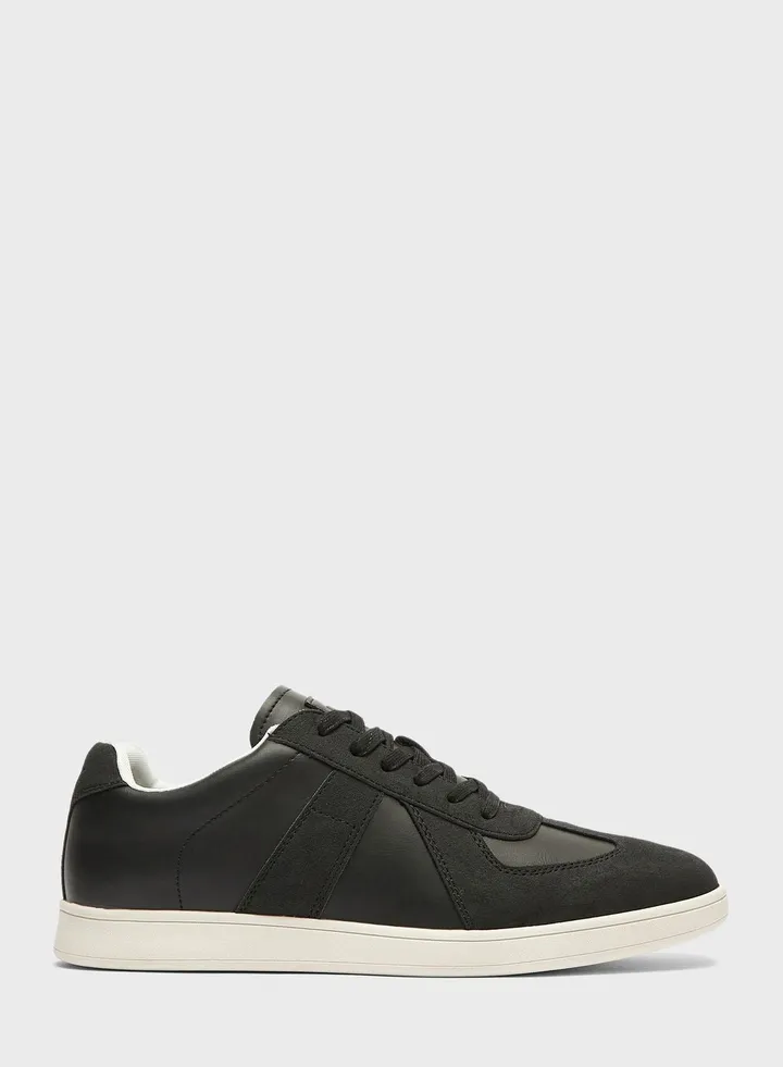Lace Up Low Top Sneakers