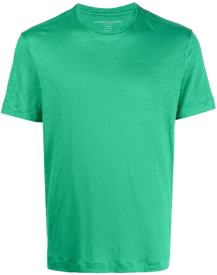 short-sleeve linen T-shirt