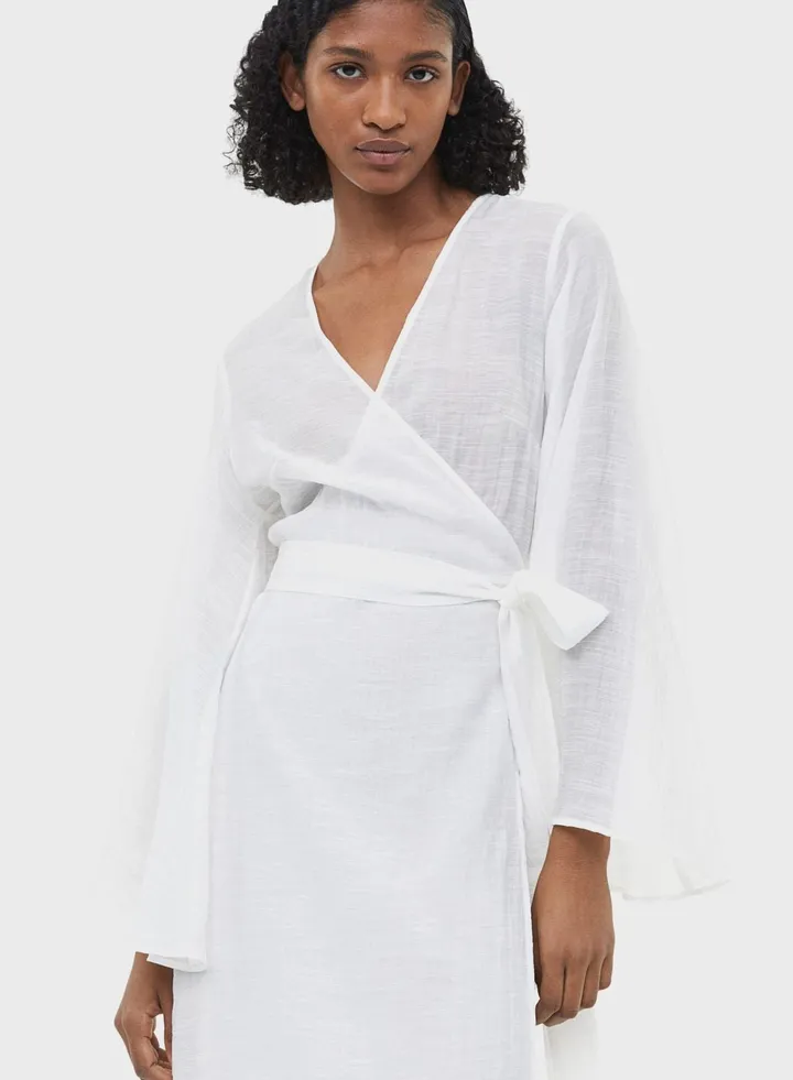 Long Wrap Dress