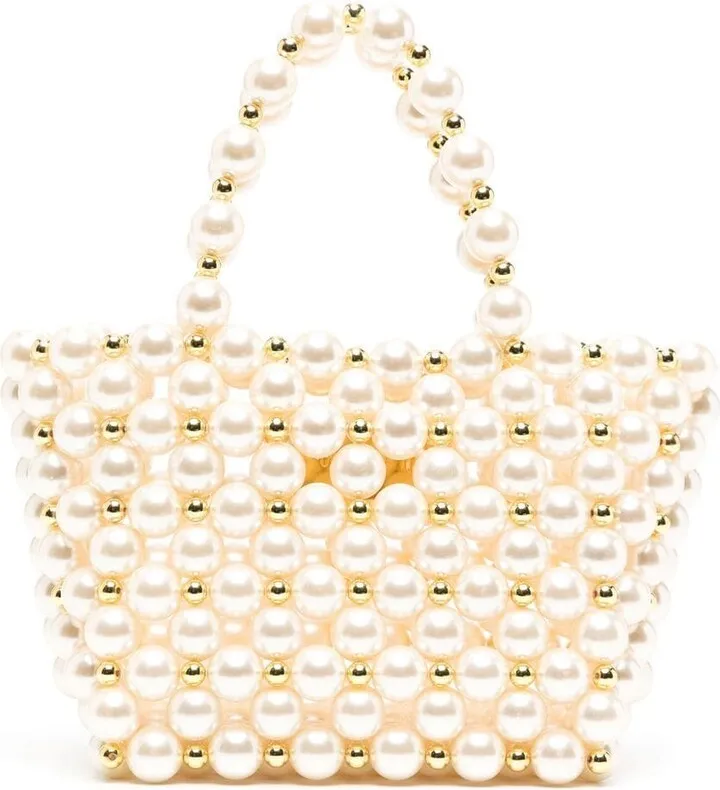Les Reveries faux-pearl bag