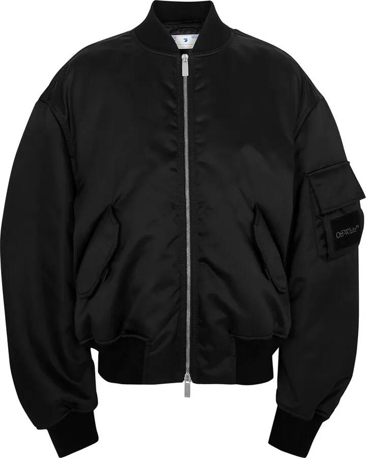 Off-White Nylon Bomber Jacket