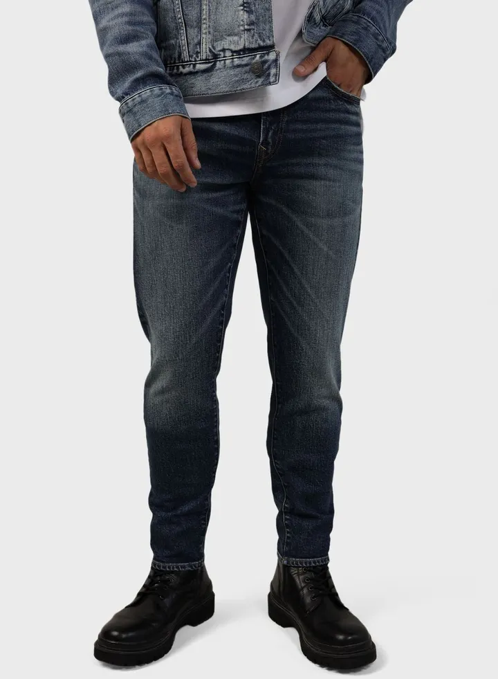 Rinse Wash Skiinny Fit Jeans