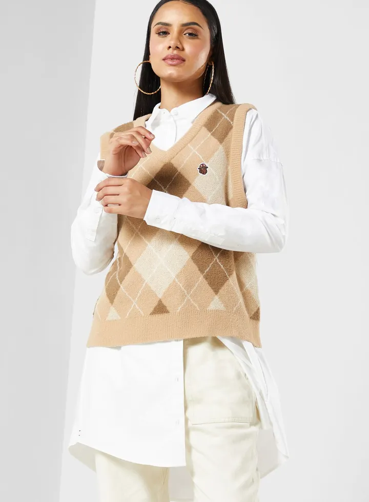 Logo Sweater Vest