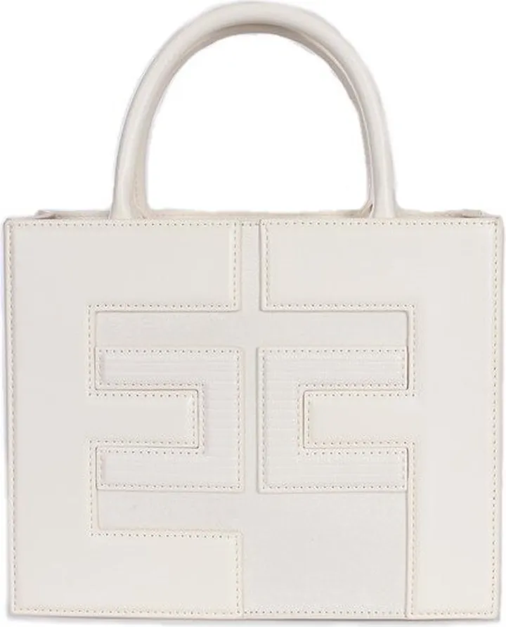 Elisabetta Franchi Logo Embossed Min Shopper Bag