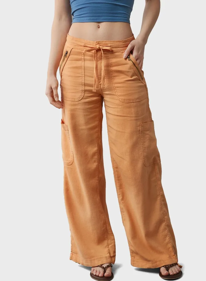 High Waist Cargo Pants