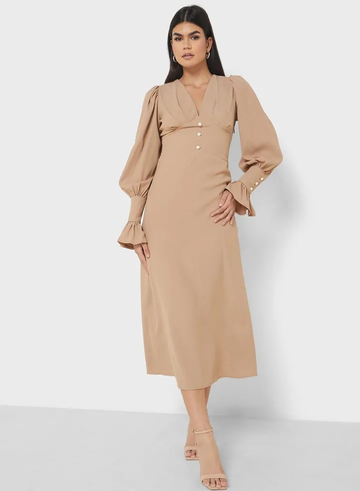 Puff Sleeve Dress