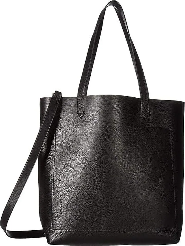 Madewell The Medium Transport Tote (True Black) Tote Handbags
