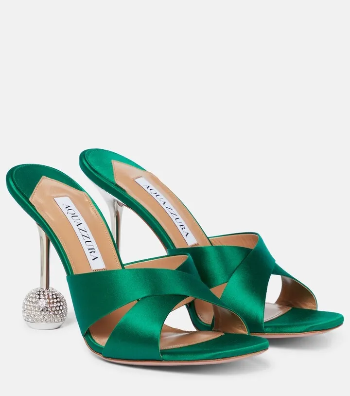 Yes Darling 95 satin sandals